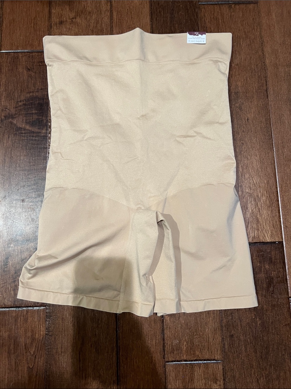 Cacique High-Waist Shaping Shorts in Nude